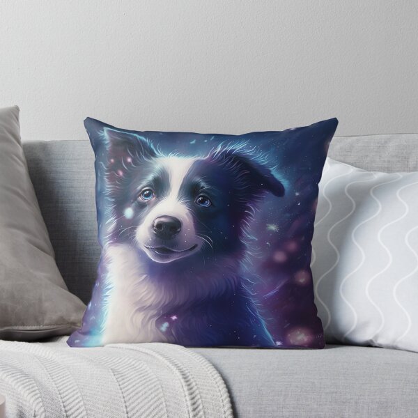 Item preview, border collie pup space designed and sold by Jenslemmens.