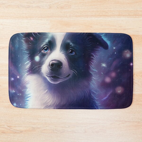 Item preview, border collie pup space designed and sold by Jenslemmens.