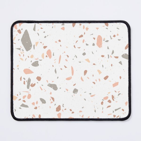 Item preview, Patrón de viruta de terrazo blanco moderno designed and sold by thesnowwhyte.