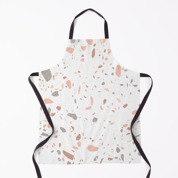 Item preview, Patrón de viruta de terrazo blanco moderno designed and sold by thesnowwhyte.