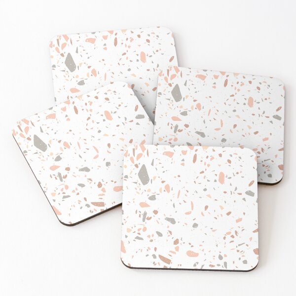 Item preview, Modern White Terrazzo Chip Pattern designed and sold by thesnowwhyte.