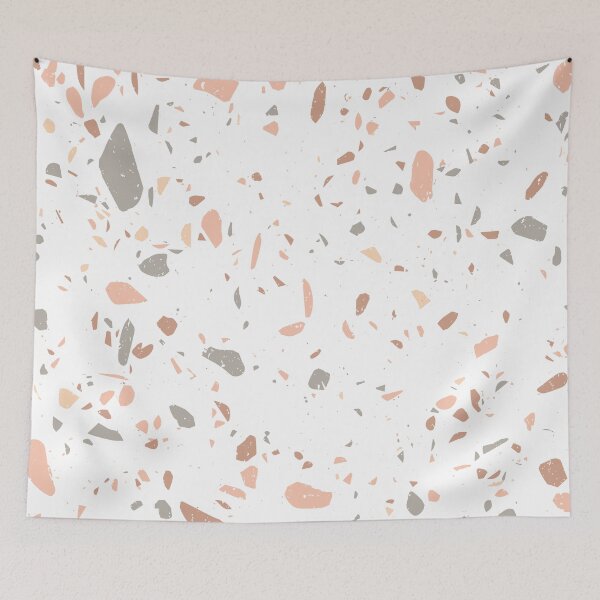 Item preview, Modern White Terrazzo Chip Pattern designed and sold by thesnowwhyte.