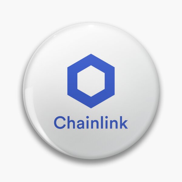 Item preview, Chainlink Link Crypto Altcoin - Clean Vertical Blue Logo designed and sold by CryptoMoods.
