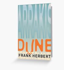 Arrakis - Dune - Desert Planet Greeting Card