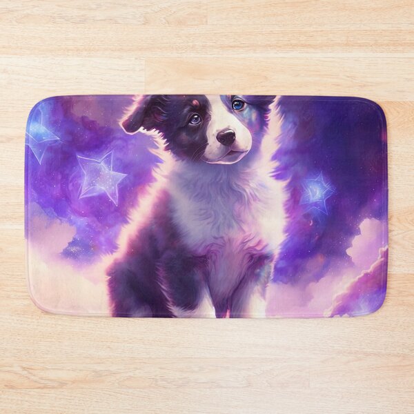 Item preview, border collie pup space designed and sold by Jenslemmens.