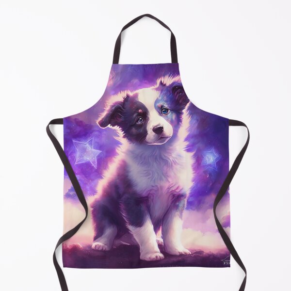 Item preview, border collie pup space designed and sold by Jenslemmens.