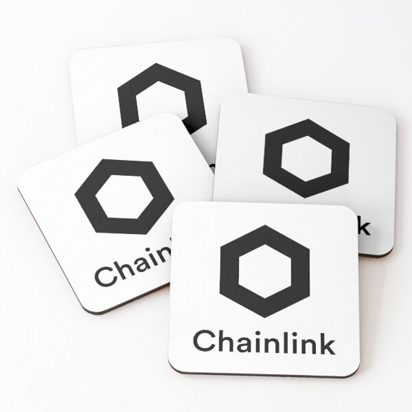 Item preview, Chainlink Link Crypto Altcoin - Clean Vertical Black Logo designed and sold by CryptoMoods.
