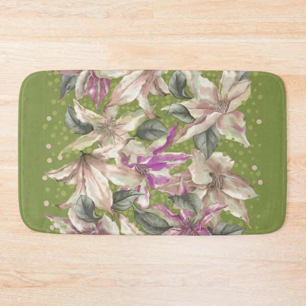 Item preview, Pink Purple Clematis designed and sold by Tina Veenstra.