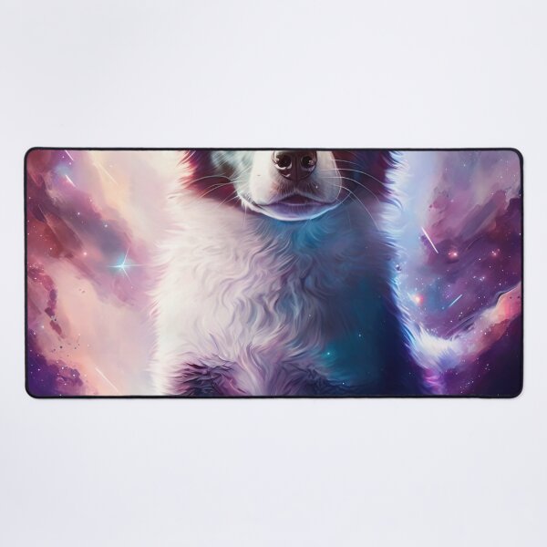 Item preview, border collie pup space designed and sold by Jenslemmens.