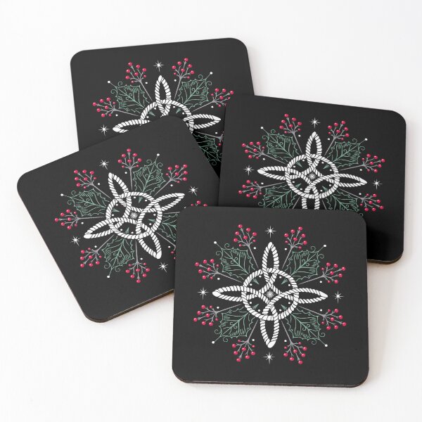 Item preview, Witch's knot with holly – Mystic Yule designed and sold by Christine Krahl.