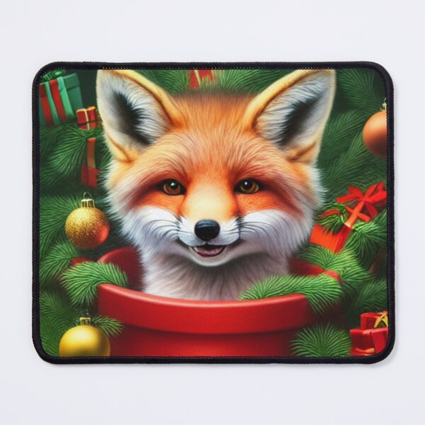 Item preview, Christmas Fox In A Pot designed and sold by ZenEverAI.