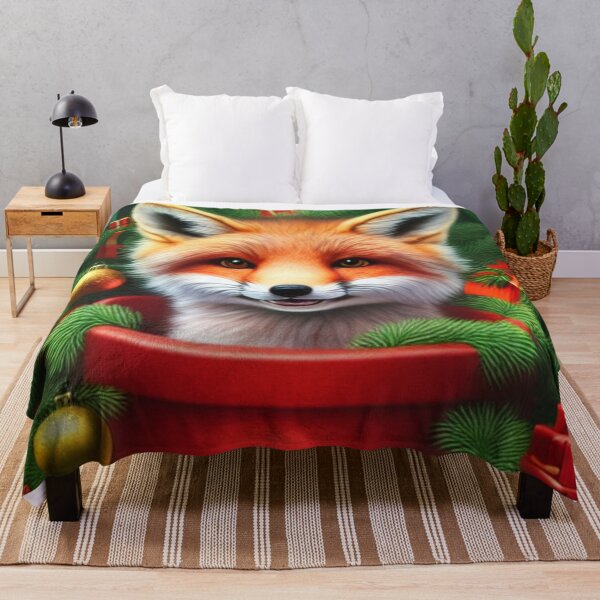 Item preview, Christmas Fox In A Pot designed and sold by ZenEverAI.