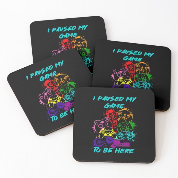 Item preview, I Paused Our Game To Be Here Retro designed and sold by RockBeeDesigns.
