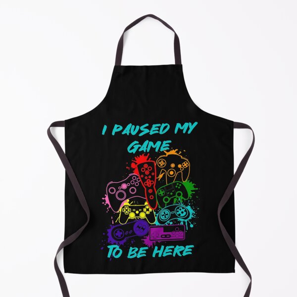 Item preview, I Paused Our Game To Be Here Retro designed and sold by RockBeeDesigns.