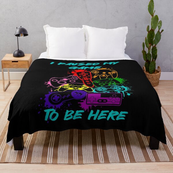 Item preview, I Paused Our Game To Be Here Retro designed and sold by RockBeeDesigns.
