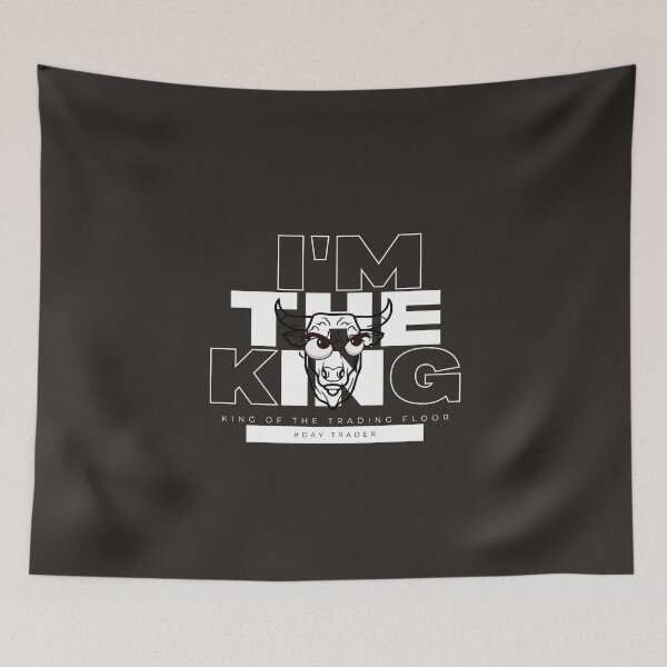 Item preview, Gift for stock market, forex, crypto, and options trader, Day Trader gift, Gift for Day trading, Gift for him, Funny gift for trader, I'm the king of the trading floor designed and sold by TradingTeesKids.