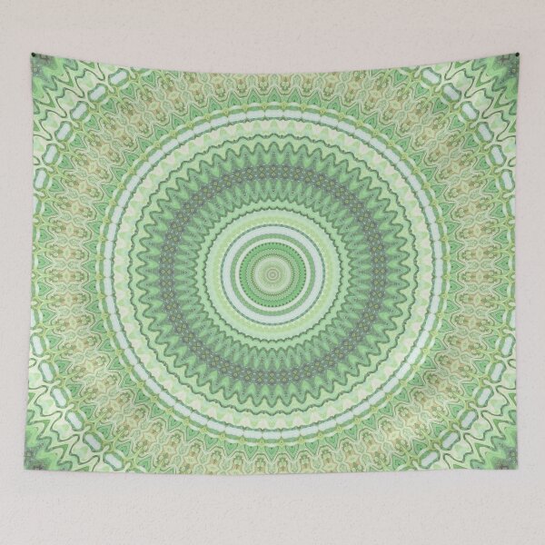 Item preview, Pastel Mandala Abstract Radial Symmetry Pattern Boho Vibes Aesthetic 4 of 10 designed and sold by Beachy.