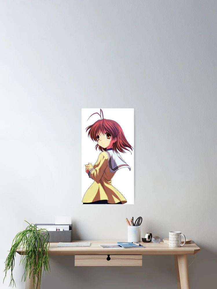 Clannad Anime Wall Scroll Poster Okazaki Ushio Furukawa Nagisa (24''35'')  Support Customized