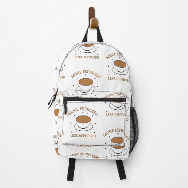 Item preview, More Espresso Less Depresso - Funny COFFE ADDICT designed and sold by Raiko-art.