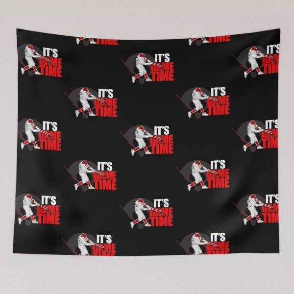 Item preview, It's Game Time - Baseball (Red) (Pattern 2) designed and sold by Adamzworld.