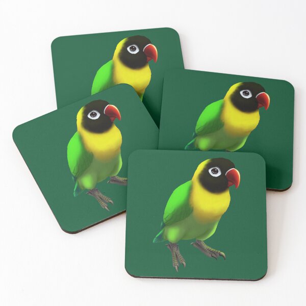 Item preview, Yellow-collared Lovebird designed and sold by JeMiChi Art.