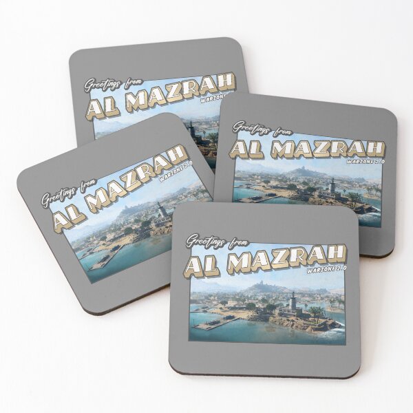 Item preview, MW 2 II WZ 2.0 Inspired 'Greetings from Al Mazrah' Vintage / Retro Postcard Weathered Design designed and sold by Mercy Apparel.