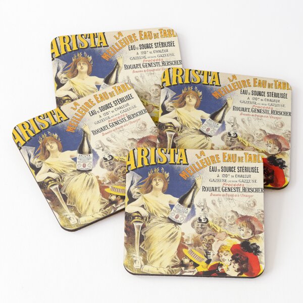 Item preview, ARISTA La Meilleure Eau De Table French Mineral Water 1894 Art Nouveau Poster by PAL  designed and sold by retroposters.