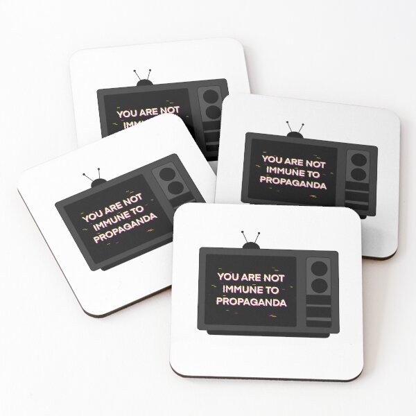 Item preview, You are not immune to propaganda Glitch TV designed and sold by tsfea.