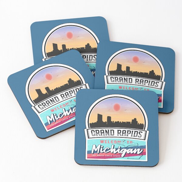 Item preview, Grand Rapids, Welcome to Michigan, The Great Lakes State | Michigan State and Cities Series -15 designed and sold by WorldStateArt.