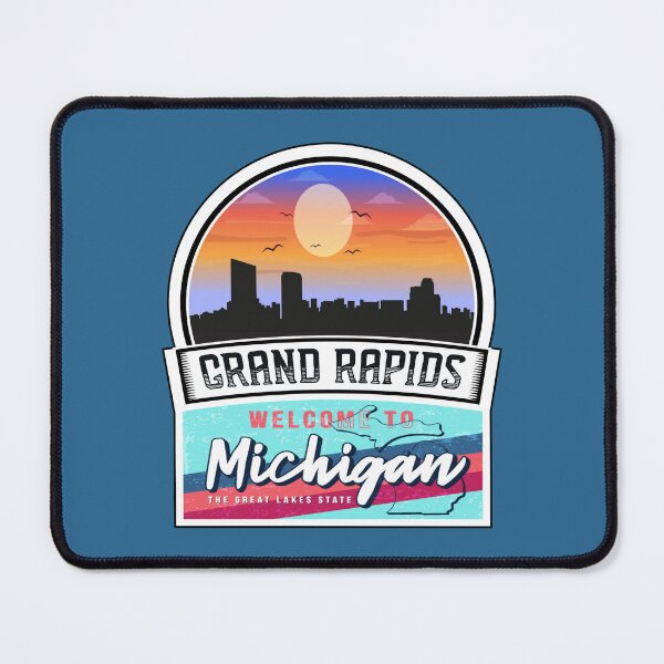 Item preview, Grand Rapids, Welcome to Michigan, The Great Lakes State | Michigan State and Cities Series -18 designed and sold by WorldStateArt.
