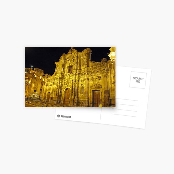 Iglesia La Compañia de Jesús Postcard