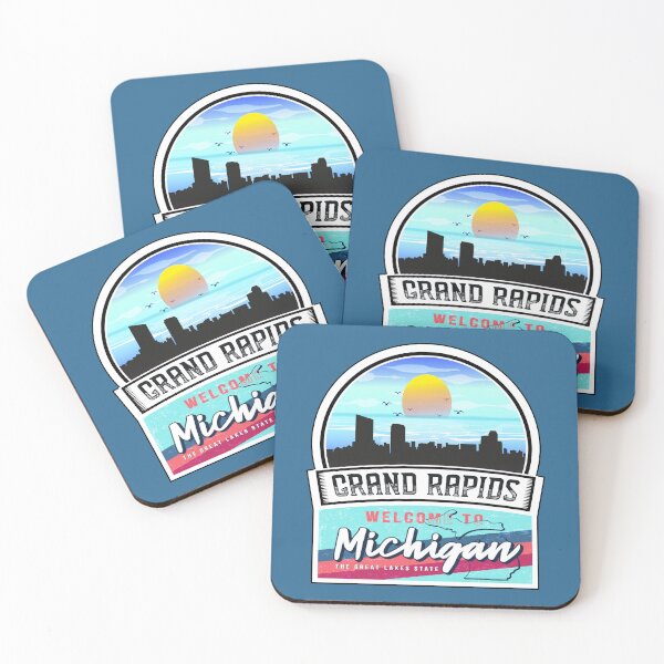 Item preview, Grand Rapids, Welcome to Michigan, The Great Lakes State | Michigan State and Cities Series -21 designed and sold by WorldStateArt.