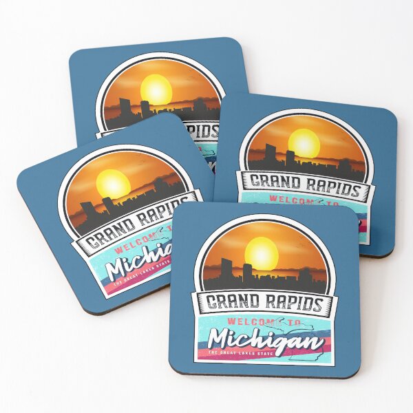 Item preview, Grand Rapids, Welcome to Michigan, The Great Lakes State | Michigan State and Cities Series -22 designed and sold by WorldStateArt.