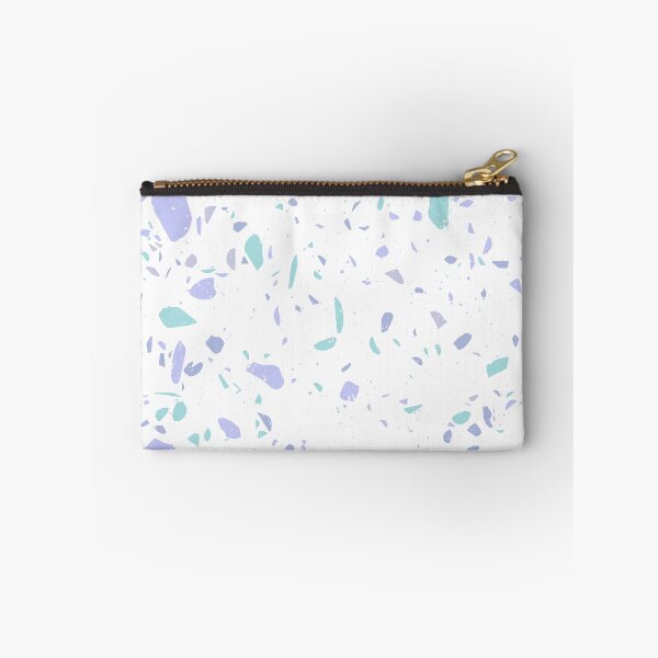 Item preview, Modern White and BlueTerrazzo Chip Pattern designed and sold by thesnowwhyte.
