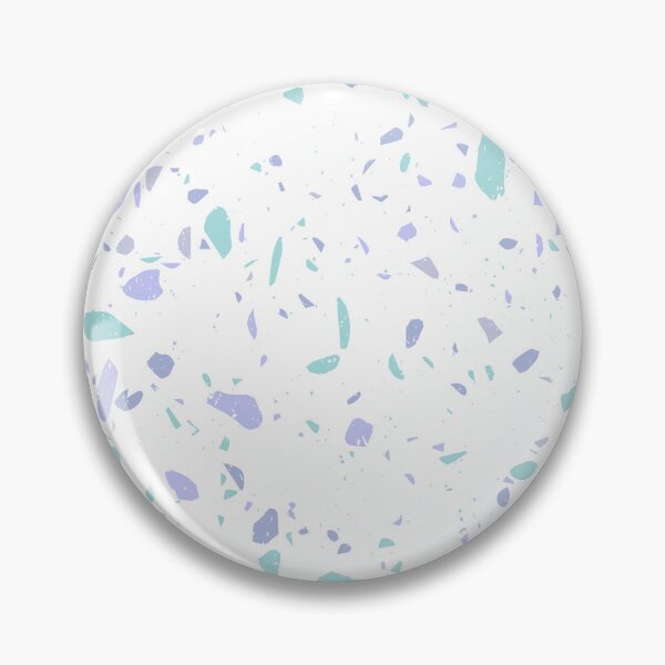 Item preview, Modern White and BlueTerrazzo Chip Pattern designed and sold by thesnowwhyte.