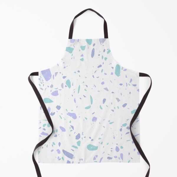Item preview, Modern White and BlueTerrazzo Chip Pattern designed and sold by thesnowwhyte.