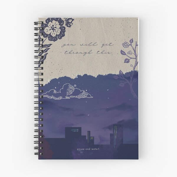 Item preview, You Will Get Through This - Daily Journal designed and sold by pauseandrestart.