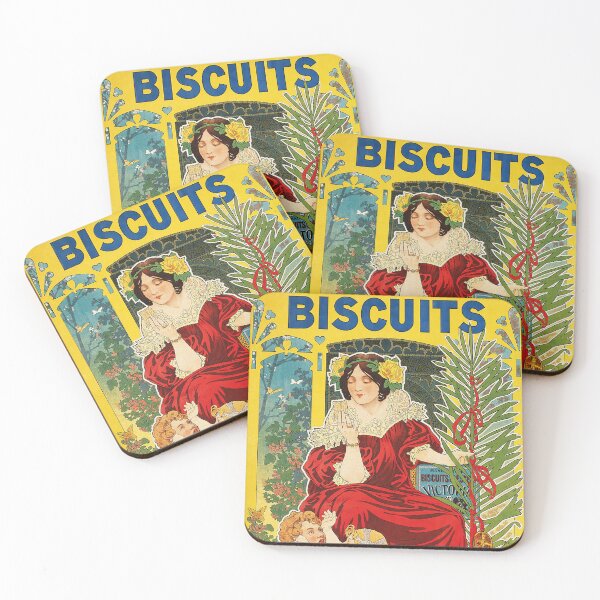 Item preview, BISCUITS VICTORIA 1900 France Art Nouveau Poster Advertisement by Gicar designed and sold by retroposters.