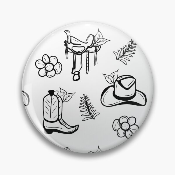 Item preview, Cowboy pattern - white designed and sold by Antiope33.