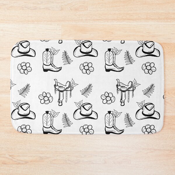 Item preview, Cowboy pattern - white designed and sold by Antiope33.