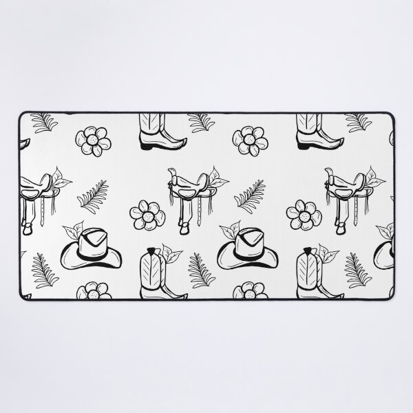 Item preview, Cowboy pattern - white designed and sold by Antiope33.