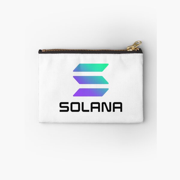 Item preview, Solana SOL Crypto Altcoin - Clean Large Vertical Gradient Logo with Black Text Logo designed and sold by CryptoMoods.