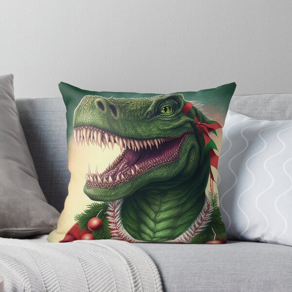 Artikelvorschau, DINOSAURIER, DER EINEN HÄSSLICHEN WEIHNACHTSPULLOVER TRÄGT Midjourney AI Artwork entworfen und verkauft von davidjulie.