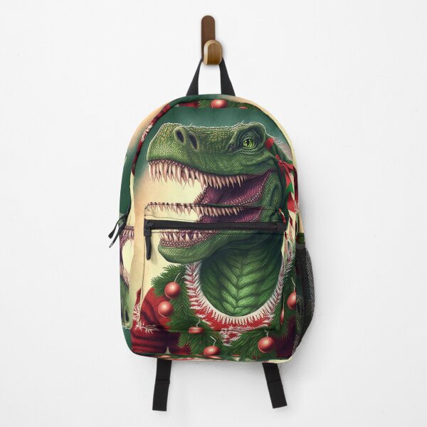 Item preview, DINOSAUR WEARING AN UGLY CHRISTMAS JUMPER Midjourney AI Artwork designed and sold by davidjulie.