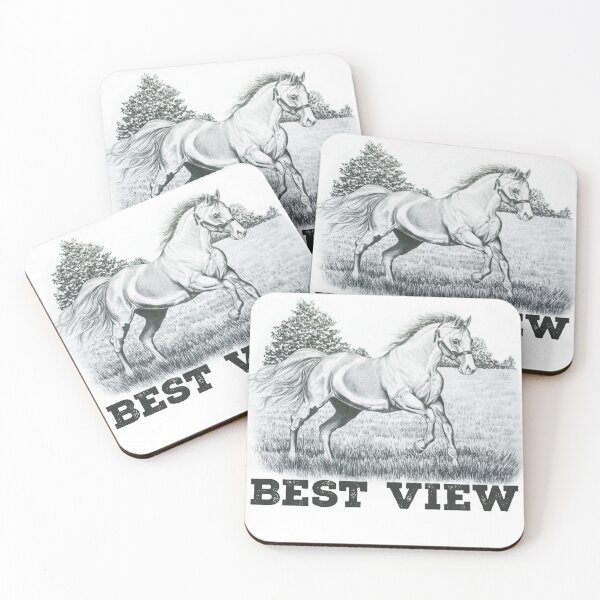 Item preview, Best View Who Loves Horses designed and sold by Plutshop.