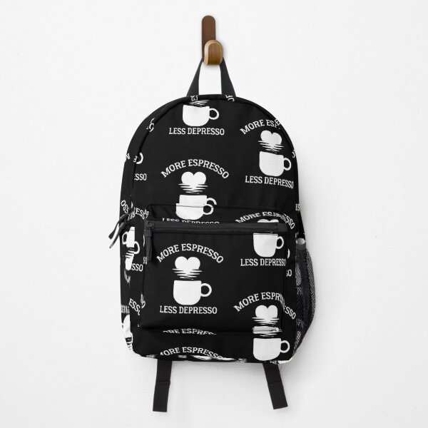 Item preview, More Espresso Less Depresso - Funny COFFE ADDICT designed and sold by Raiko-art.