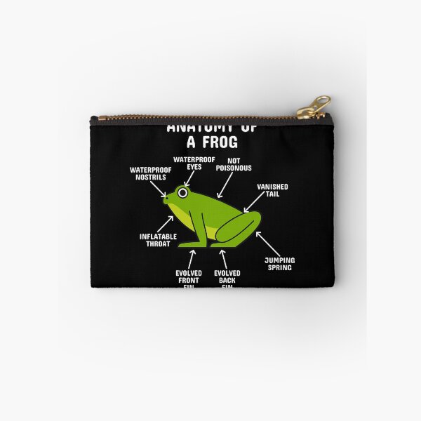 Item preview, Anatomy of a Frog White Text designed and sold by blacklinesart.