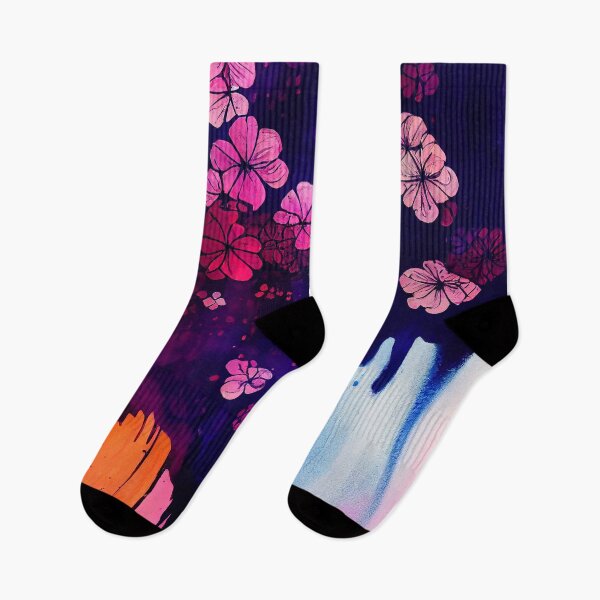 Item preview, Abstract watrcolor sacura pattern designed and sold by AppleElf.