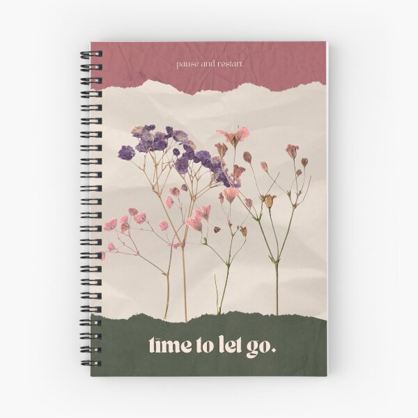 Item preview, Time to Let Go - Journal, Art Print designed and sold by pauseandrestart.