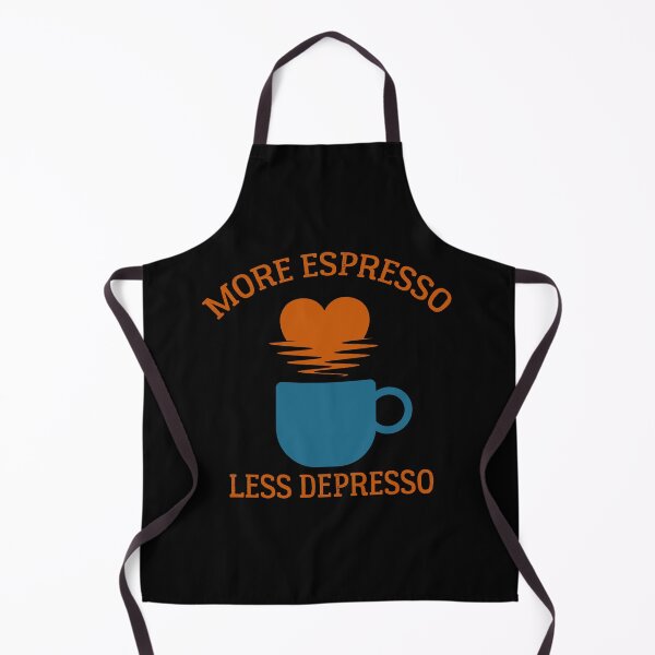 Item preview, More Espresso Less Depresso - Funny COFFE ADDICT designed and sold by Raiko-art.